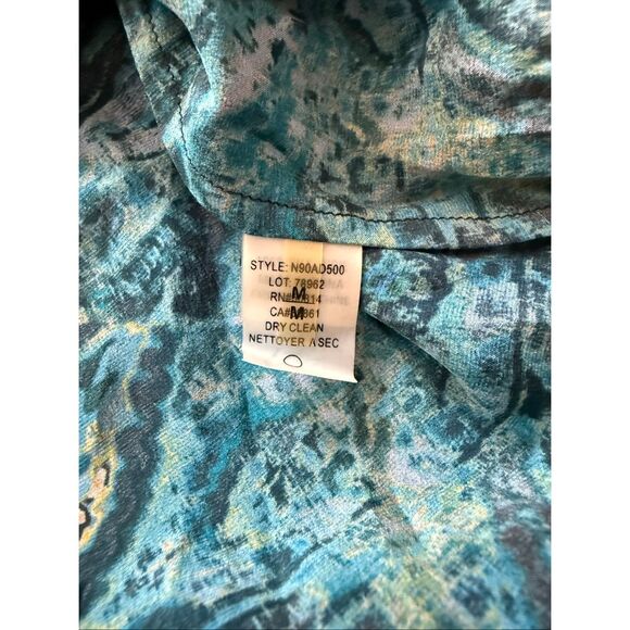 Elie Tahari printed sleeveless silk blouse - Picture 3 of 4